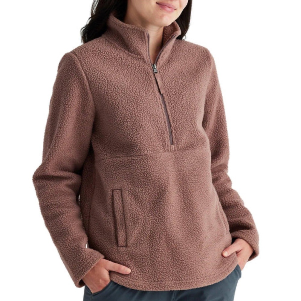 Free Fly Bamboo Sherpa Fleece Half Zip Pullover